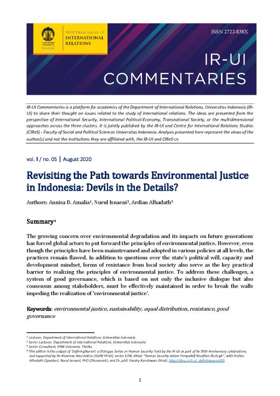 picture Environmental Studies Pdf 49808 | Topublish Volno5 Environmental Justice Aug20