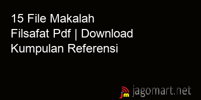 picture 15 File Makalah Filsafat Pdf | Download Kumpulan Referensi
