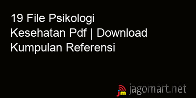 picture 19 File Psikologi Kesehatan Pdf | Download Kumpulan Referensi