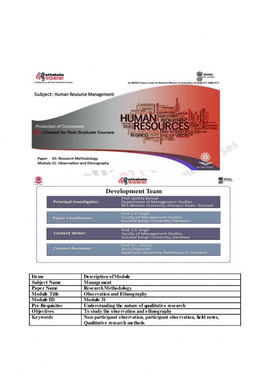 picture_Research Methodology Pdf 52060 | 1499158503module31q1observationandethno