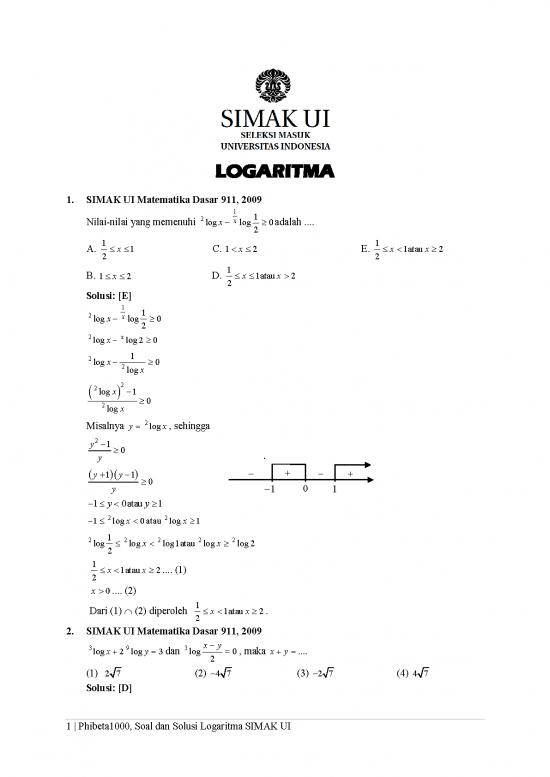 picture_Matematika Pdf 53928 | 2 Logaritma Simak Ui