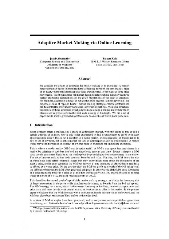picture1_Master Thesis Pdf 52669 | 4910 Adaptive Market Making Via Online Learning