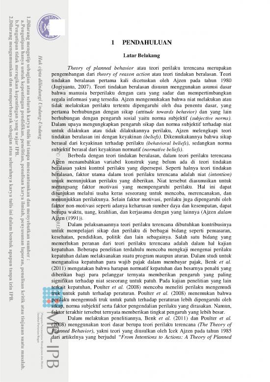 picture_Teori Perilaku Terencana 54301 | 4dm 05 Desi Pendahuluan