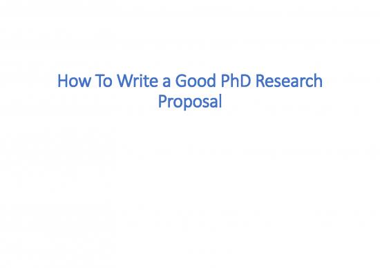 picture1_Sample Of Research Proposal Pdf 53256 | 5 How To Write A Good Phd Research Proposal