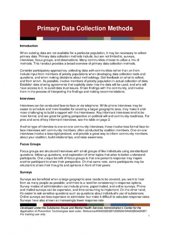 picture_Data Collection Methods Pdf 52637 | 5 Primary Data Collection Ok Increasing Cc To Reduce Bh Disparities 10 19 15