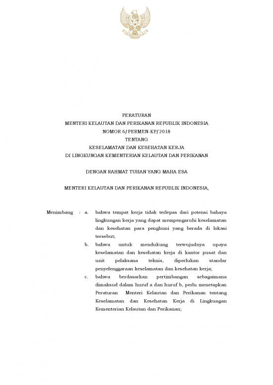 picture Materi K3 Lengkap Pdf 53878 | 6 Permen Kp 2018