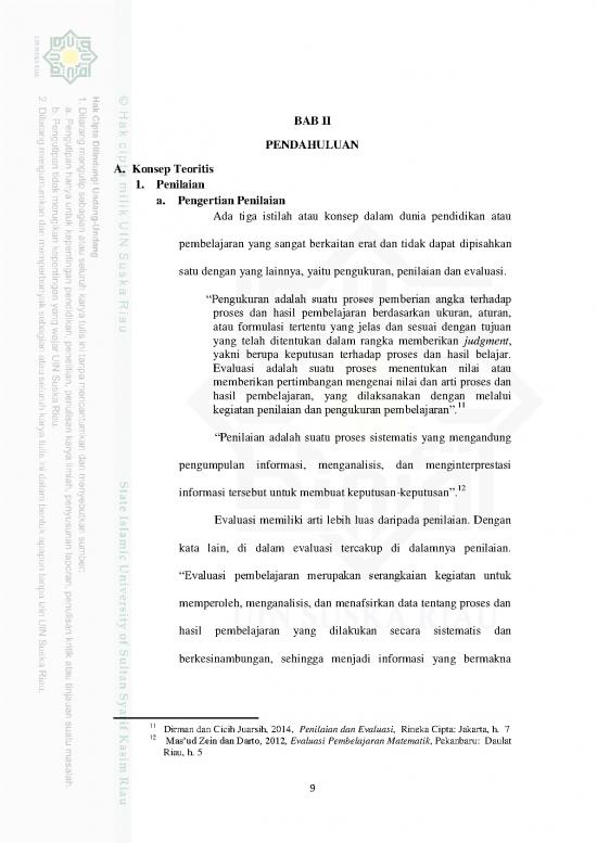 picture Contoh Penilaian Pembelajaran 53653 | Bab Ii 2018441pai
