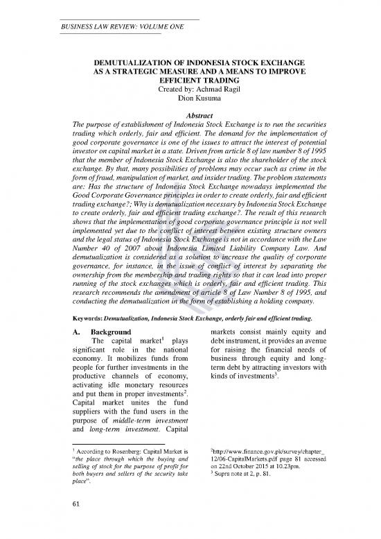 picture_Example Of Article Review Pdf 52402 | Blc Fhuii V 01 09 Achmad Ragil Dion Kusuma Demutualization Of Indonesia Stock Exchange As A Strategic Measure And A Means To Improve Efficient Trading
