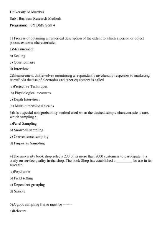 picture Research Pdf 52270 | Brm Sybms Sem4 Mcq