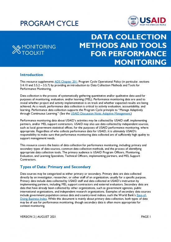 picture1_Data Collection Methods Pdf 53175 | Data Collection Perf Monitoring Final2021