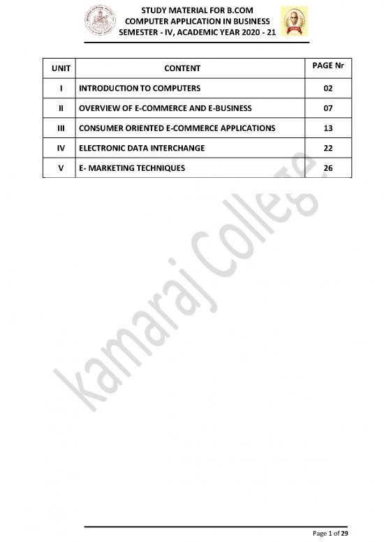 picture1_Commerce Pdf 52392 | E005 Allied Iv   Computer Application In Business   Iv Sem