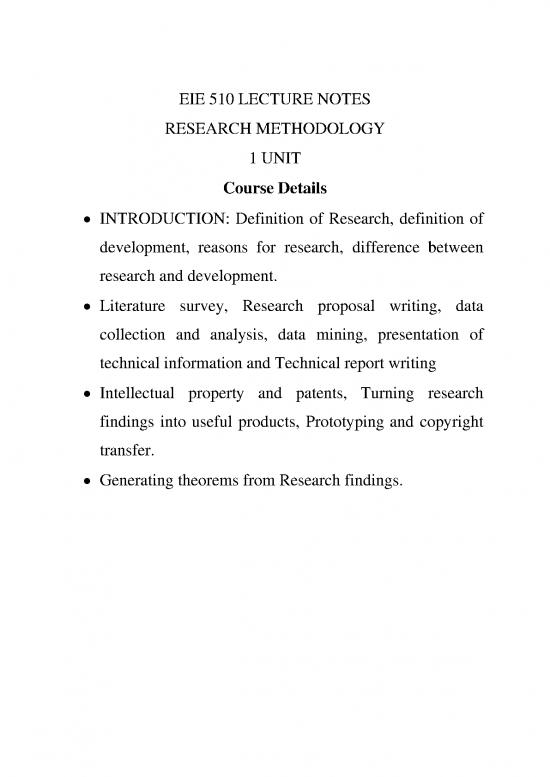 picture Research Methodology Pdf 52721 | Eie 510 Lecture Notes First