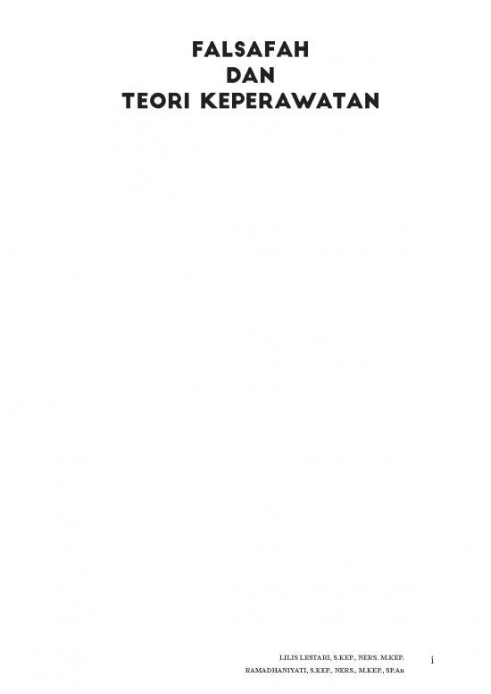 picture Teori Keperawatan Pdf 54266 | Falsafah
