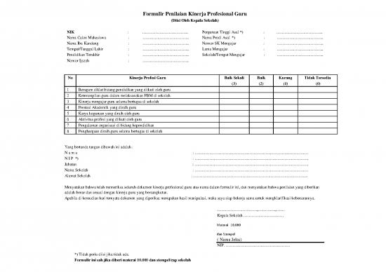 picture_Organisasi Adalah Pdf 53685 | Formulir Penilaian Kinerja Profesional Guru Ut 2021