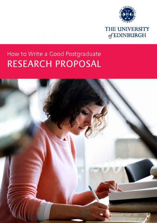 picture1_Sample Of Research Proposal Pdf 53457 | How To Write A Good Postgraduate Research Proposal