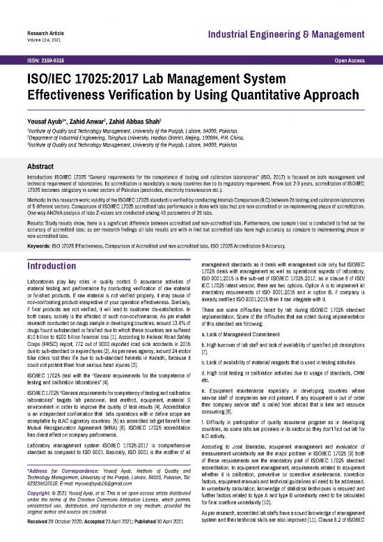 picture1_Research Pdf 54024 | Isoiec 170252017 Lab Management System Effectiveness Verification By Using Quantitative Approach