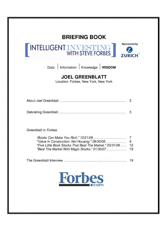 picture_Construction Pdf 52320 | Joel Greenblatt Briefing Book