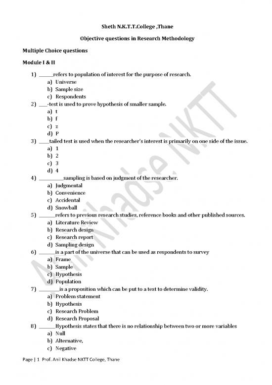 picture Research Methodology Pdf 52605 | Mcom Rm Mcq2021pdf