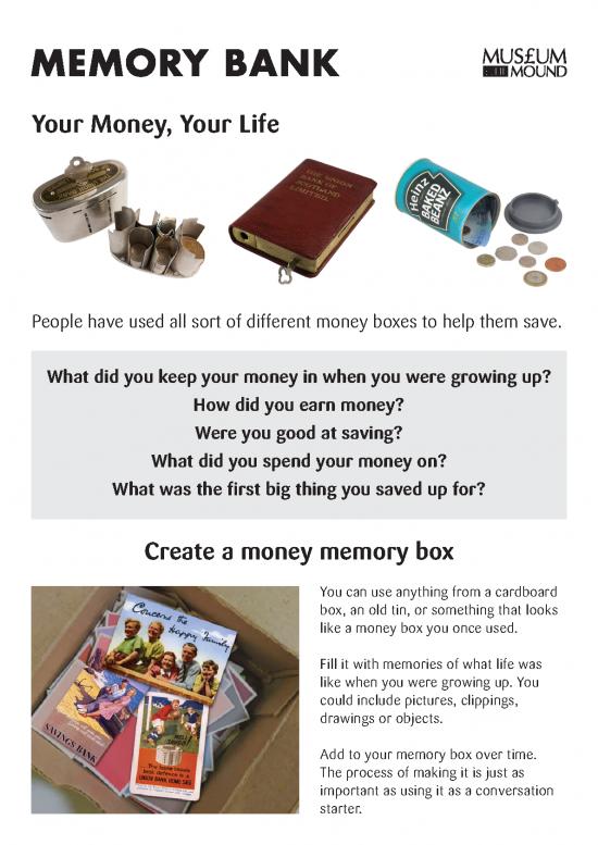 picture Money Pdf 52573 | Memory Bank Your Money, Your Life