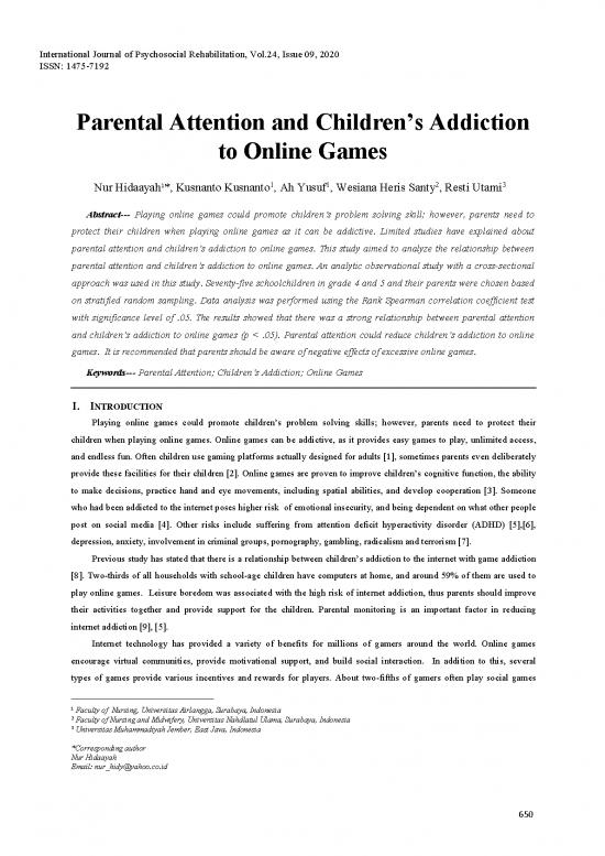 picture1_Thermal Analysis Pdf 52908 | Parental Attention And Children&rsquo;s Addiction To Online Games