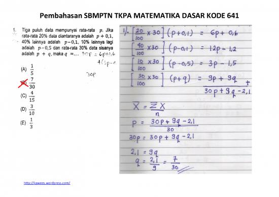 picture1_Matematika Pdf 53929 | Pembahasan Sbmptn Tkpa Matematika Dasar Kode 641