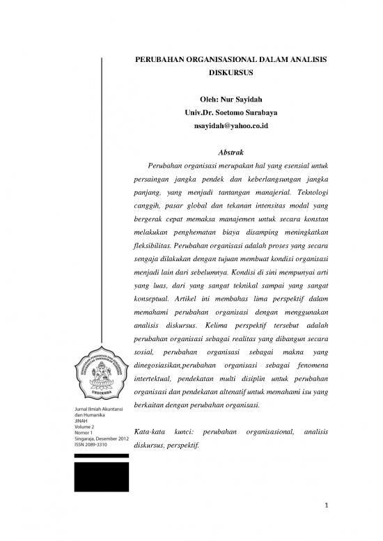 picture Organisasi Adalah Pdf 53592 | Perubahan Organisasional