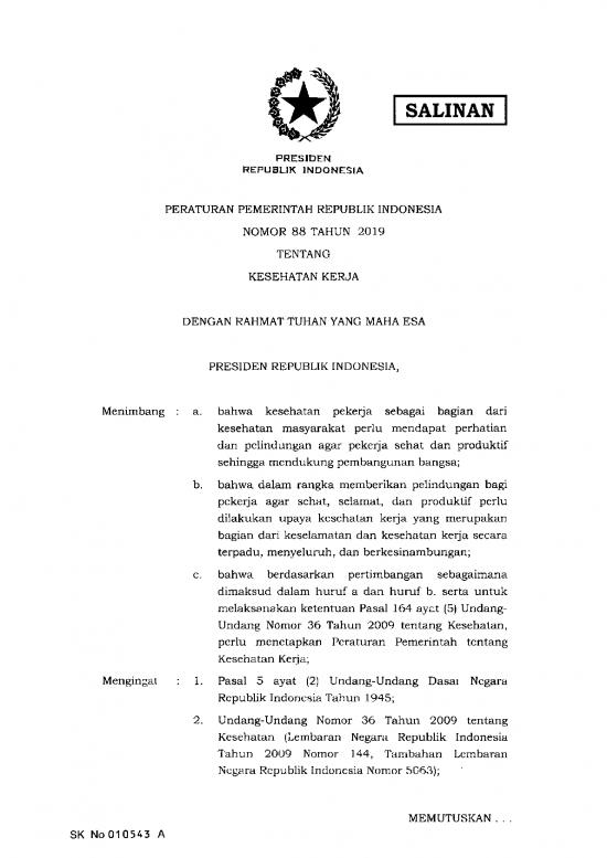picture Materi K3 Lengkap Pdf 53876 | Pp Nomor 88 Tahun 2019