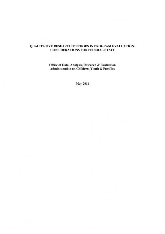 picture Research Pdf 53261 | Qualitative Research Methods In Program Evaluation