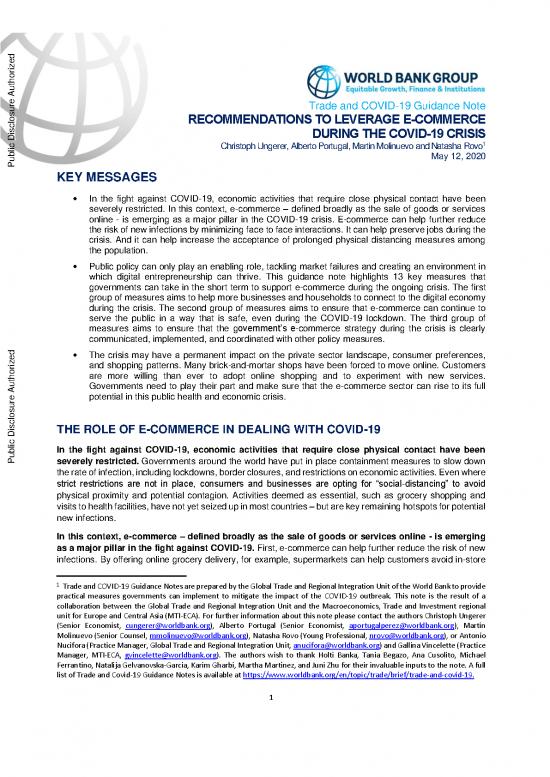picture Commerce Pdf 51972 | Recommendations To Leverage E Commerce During The Covid 19 Crisis
