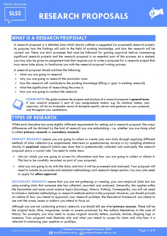 picture Sample Of Research Proposal Pdf 53084 | Research Proposal