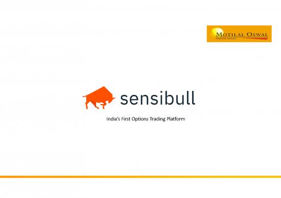 picture Money Pdf 52550 | Sensibull Ppt For Users
