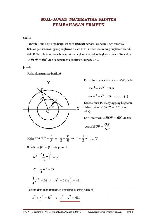picture_Matematika Pdf 54043 | Soal Jawab Pembahasan Sbmptn Mtk Ipa Saintek