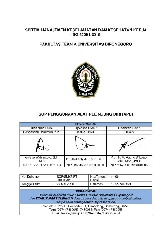 picture1_Materi K3 Lengkap Pdf 53879 | Sop Penggunaan Alat Pelindung Diri Apd