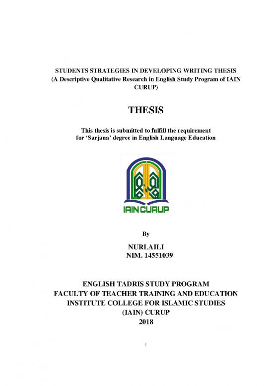 picture1_Research Pdf 52004 | Students Strategies In Developing Writing Thesis (a Descriptive Qualitative Research In English S