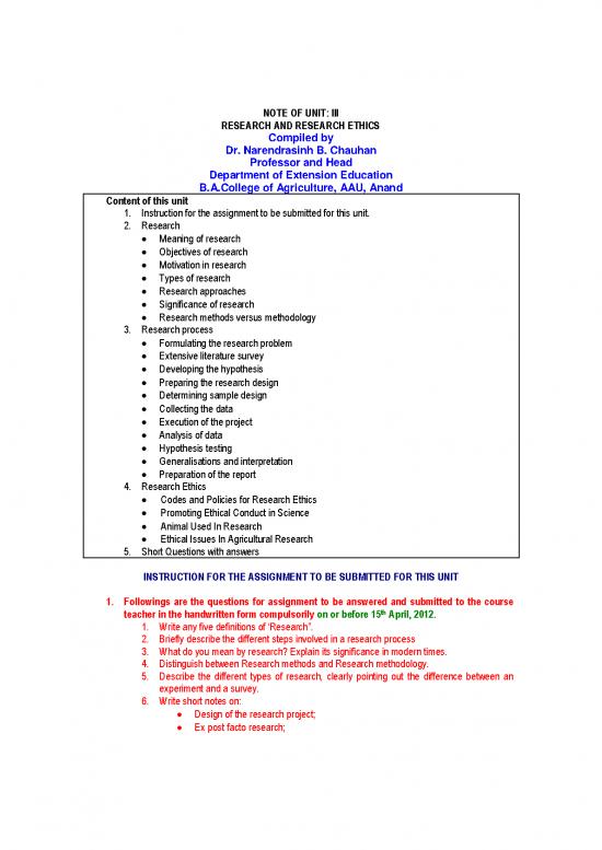 picture Research Methodology Pdf 53252 | Unit 3 Research And Research Ethics (repaired)