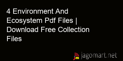 picture 4 Environment And Ecosystem Pdf Files | Download Free Collection Files