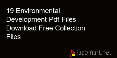 picture 19 Environmental Development Pdf Files | Download Free Collection Files
