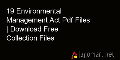 picture 19 Environmental Management Act Pdf Files | Download Free Collection Files