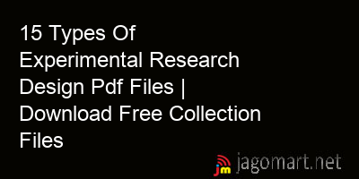 picture_15 Types Of Experimental Research Design Pdf Files | Download Free Collection Files
