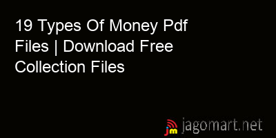 picture 19 Types Of Money Pdf Files | Download Free Collection Files