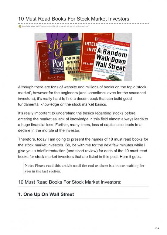 picture1_10 Must Read Books For Stock Market Investors Trade Brains