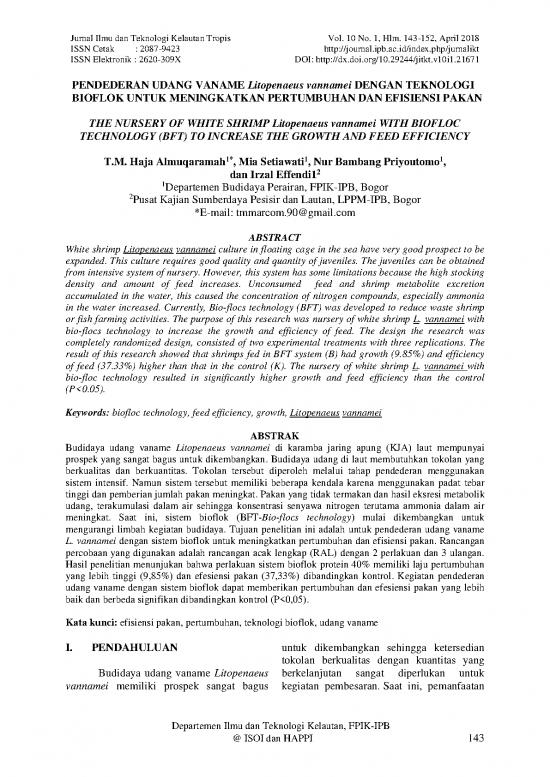 picture Budidaya Udang Vannamei Pdf 56675 | 260812 The Nursery Of White Shrimp Litopenaeus 81614344
