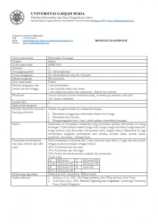 picture Master Thesis Pdf 54481 | 5501 Matematika Keuangan