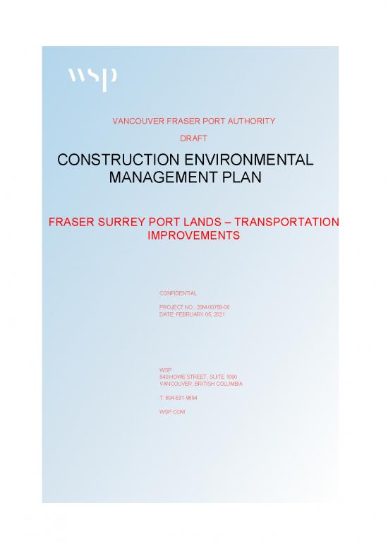 picture_Environmental Management Plan Sample 55576 | Appendix J Construction Environmental Management Plan