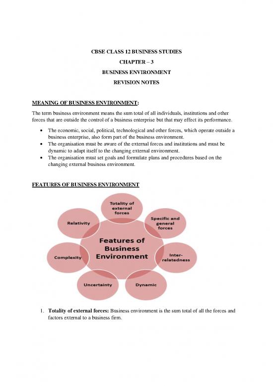 picture The Environment Pdf 55765 | Bst Chapter 3 Business Environment Notes