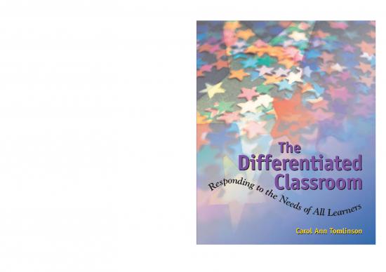 picture Research Pdf 55306 | Carolanntomlinson Differentiated Classroom
