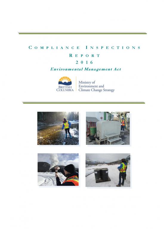 picture_Environmental Management Act Pdf 56253 | Compliance Inspections Report 2016 Ema