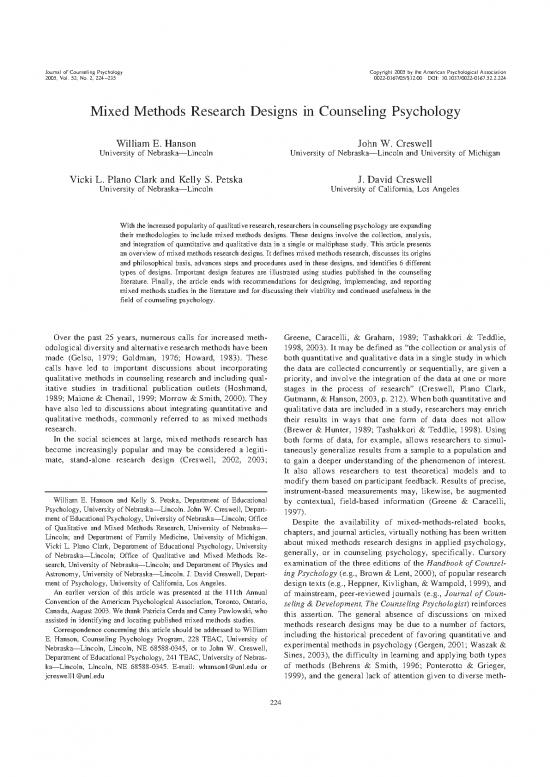 picture_Research Pdf 55593 | Creswell Article On Mixed Methods