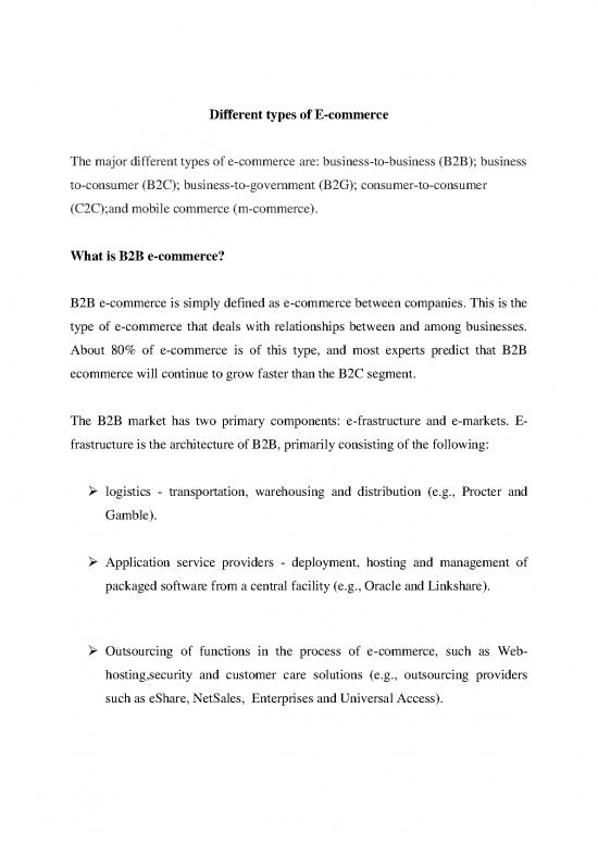 picture Commerce Pdf 55043 | Different Types Of E Commerce