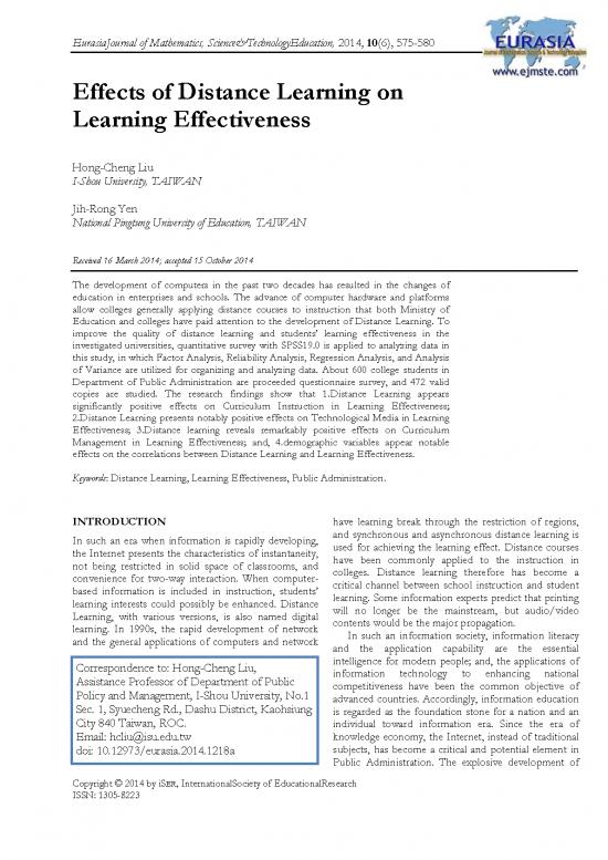 picture Research Pdf 54960 | Effects Of Distance Learning Onlearning Effectiveness 4339